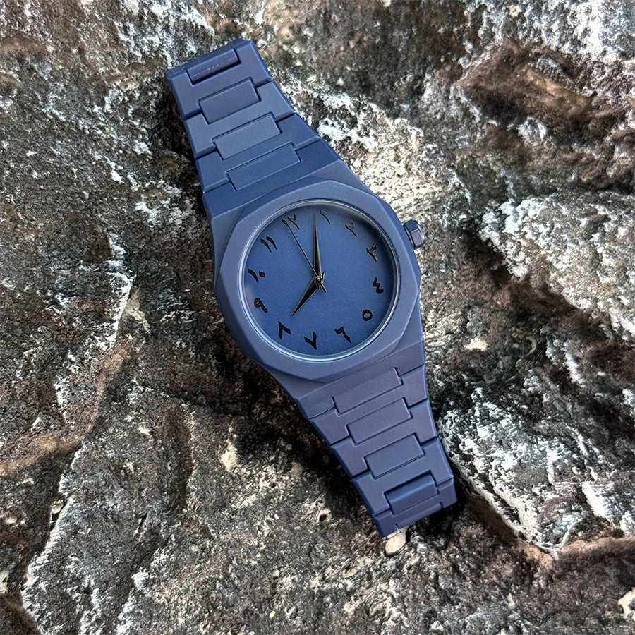 Hot sales in the Middle East high-end plastic men's watch with Arabic numerals neutral casual simple quartz watch