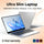 New Ultra Slim 14.1 Inch Laptop Intel 4405U 16GB RAM 2TB SSD 1920*1080 FHD Display Windows 11 Pro Office Study Computer