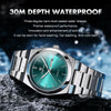 PAAZOMU Fashion Men's Quartz Watch Stainless Steel Waterproof Luminous Man Watch Chronograph Date Multifunction Watches For Men