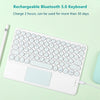 Bluetooth Wireless Keyboard With Touchpad Hebrew Spanish Korean For iPad Pro Air for Xiaomi Huawei Android Windows Tablet
