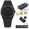 New Trend Fashion Men Watch Business Men Quartz Watch Classic Waterproof Round Watches Art Arabic Digital Dial Men's Clock