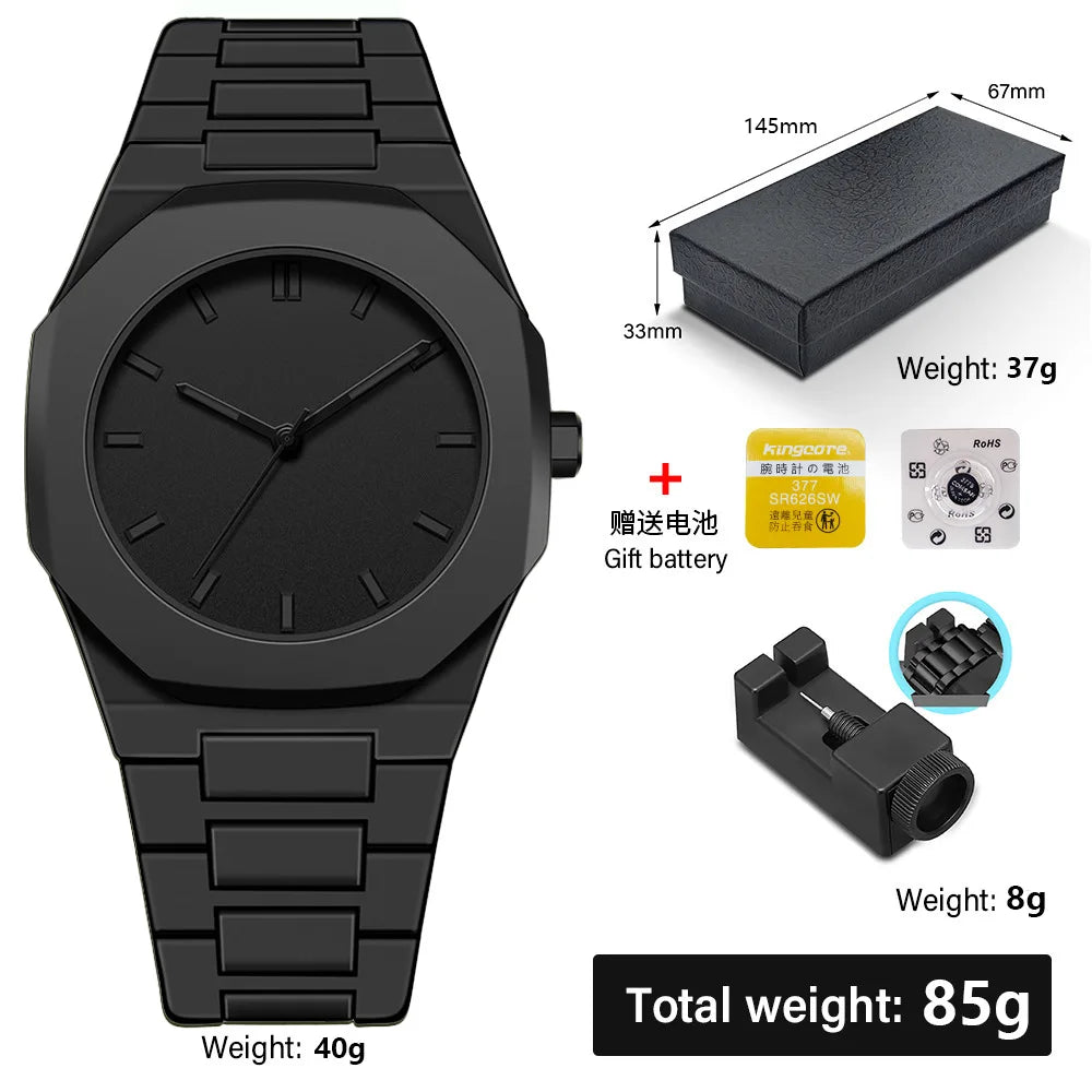 New Trend Fashion Men Watch Business Men Quartz Watch Classic Waterproof Round Watches Art Arabic Digital Dial Men's Clock