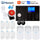 Home 4G GSM Alarm Security System 433MHz Wireless 2.4G WIFI Smart Alarm Kit Works with TUYA Smart Life APP Compatible with Alexa