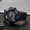 Men's Watch Fashion Sports Electronic Wristwatch Large dial Multifunctional Waterproof Luminous Alarm Kids Male's Military Watch
