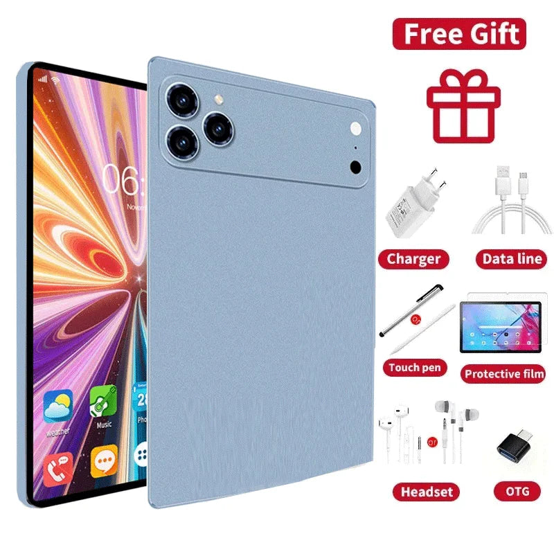 2026 Original NEW IPad 17 Pro Max 11 Inch Global Edition Tablet 24GB 2T Android16 Snapdrago 8gen3 5G Dual SIM Call WIFI Tablet