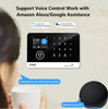 Tugard WiFi GSM Wireless Home Alarm Kit, Surveillance Camera, APP Remote Control, Door Window Sensor for Safety