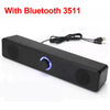 Wireless Bluetooth and PC Soundbar Wired Speaker USB Powered Soundbar for TV Pc Laptop Gaming Home Theater Surround Audio System
