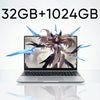 New Ultra Slim 15.6 Inch Laptop Intel Core I3-6100U 32GB RAM 2TB SSD 1920*1080 FHD Display Windows 11 Pro Office Study Computer