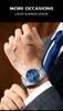 PENGAGAR Luxury Sport Quartz Man Wristwatch Waterproof Luminous Date Week Men Watches Stainless Steel Men's Watch Male Reloj+box