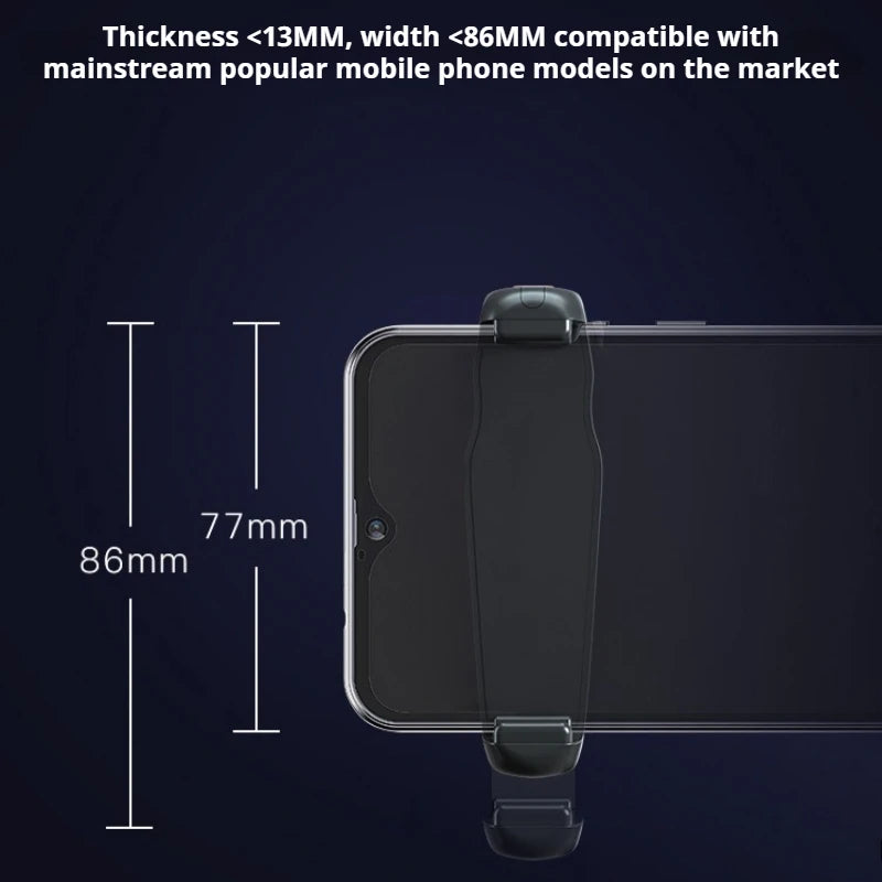2025 New Ghost S07 Wireless Bluetooth Mobile Gaming Controller FPS Game Auxiliary Controller Intelligent Mapping For Android IOS