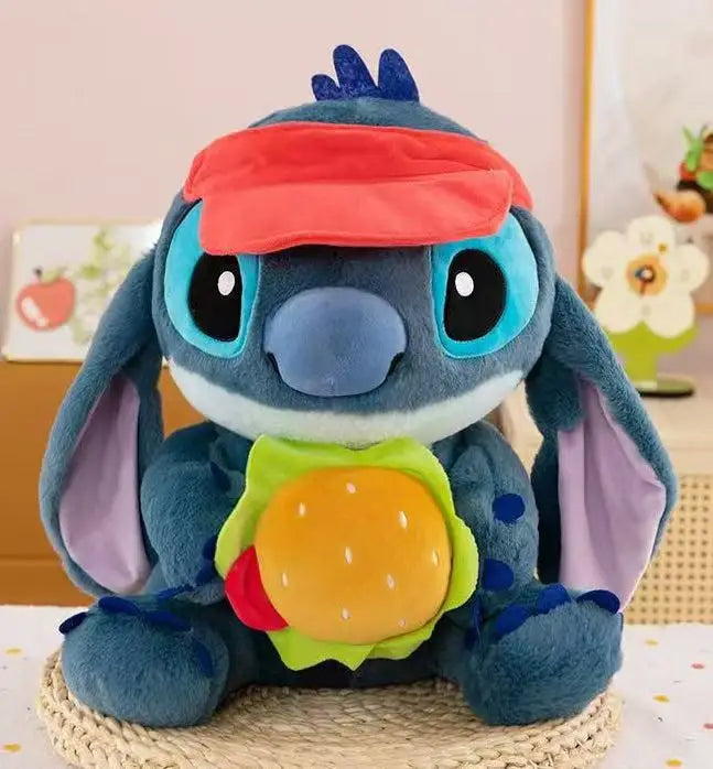 23/45cm Giant Stitch Plush Toy Girl Sleep Pillow Large Plushies Cloth Doll Children's Birthday Gift