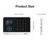 Smart Home GSM Alarm System 4G Wifi System for House Security Wireless with Door Sensor Work with Smart Life APP for Alexa