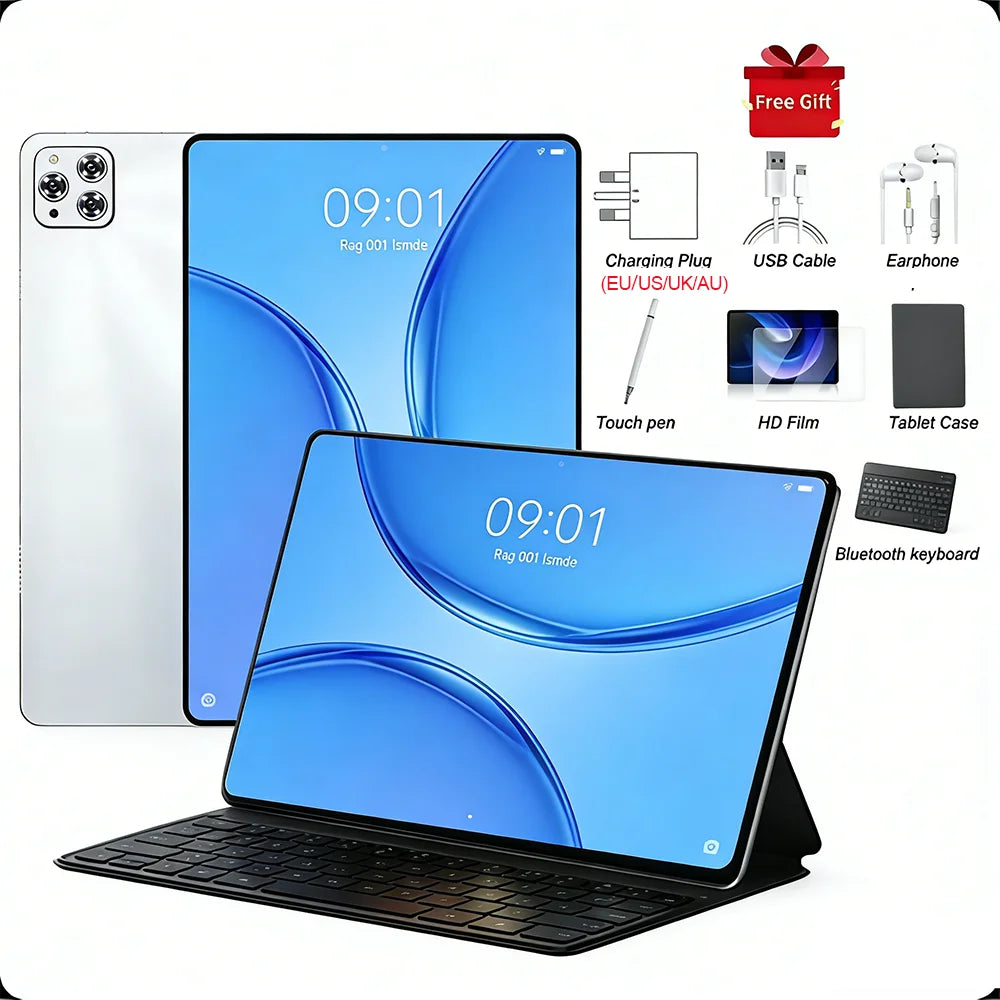 2026 12inch IPad Air Pro 5G Tablet PC 20000mAh Snapdragon 8Gen3 Android 16 24GB 2TB 5G Dual SIM GPS WIFI Network Original Tablet