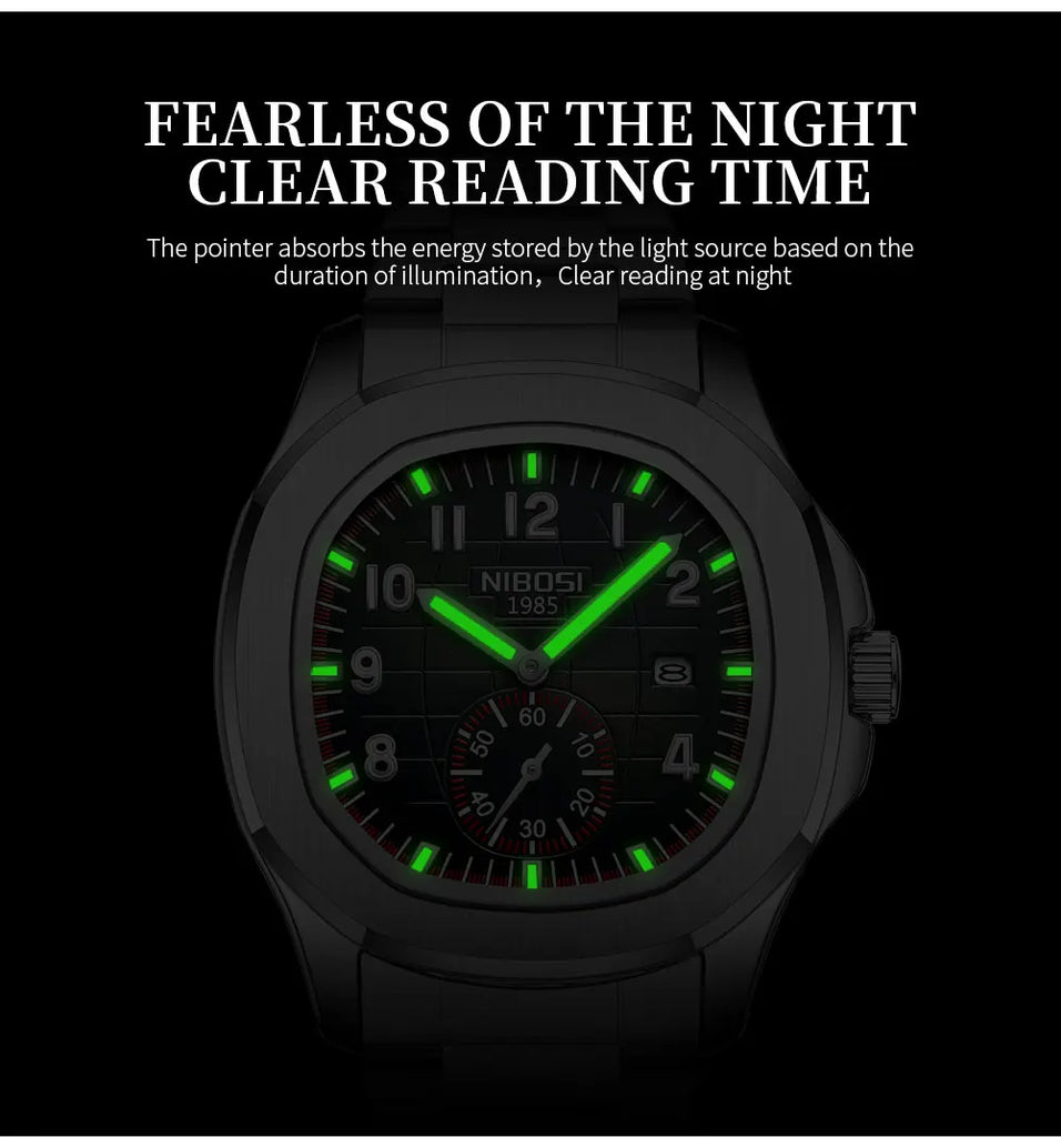 NIBOSI New Arrival Sport Watch Men Casual Silicone Quartz Watch montre homme saat erkek kol saati reloj para hombre de lujo часы