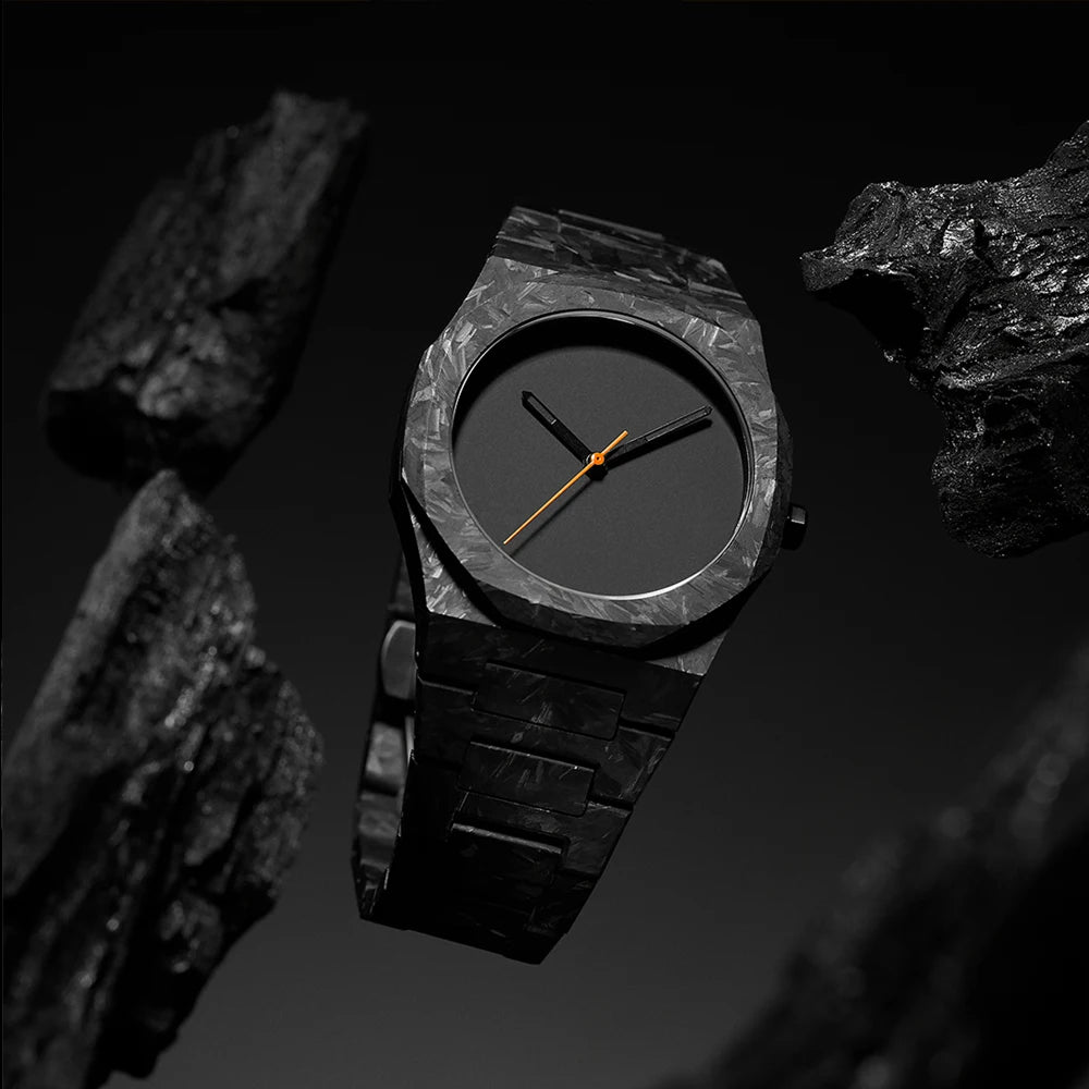 Men's Classic Business Watch Arabic Numerals Polycarbonate Quartz Watch Fashion Sports Watch Slim Waterproof Clock