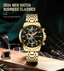 CRRJU Brand Creative Multifunction Male Wristwatch Date Display Stainless steel Men Quartz Watch Waterproof Sports Chronograph