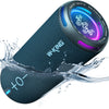 Portable Bluetooth Speaker with Stereo Sound, IPX7 Waterproof, 24-Hour Playtime, Wireless Speaker for Home, Outdoors, Travel