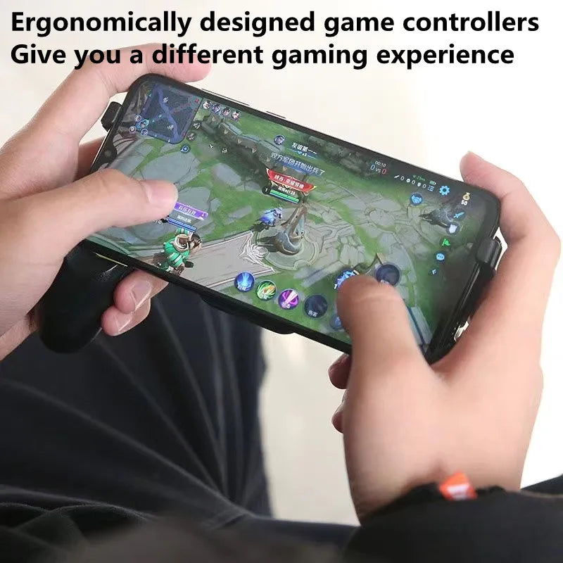 S-02 Mobile Phone Gaming Accessories Gamepad Joystick Controller with Air-cooled Cooling Fan for IPhone Android PUBG Game Cooler