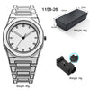 Men's Classic Business Watch Arabic Numerals Polycarbonate Quartz Watch Fashion Sports Watch Slim Waterproof Clock
