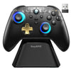 EasySMX D05 Wireless Gaming Controller Gamepad for PC/Switch/TV/Phone with Charging Dock RGB Hall Effect Joysticks Triggers