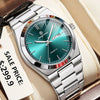 PAAZOMU Fashion Men's Quartz Watch Stainless Steel Waterproof Luminous Man Watch Chronograph Date Multifunction Watches For Men