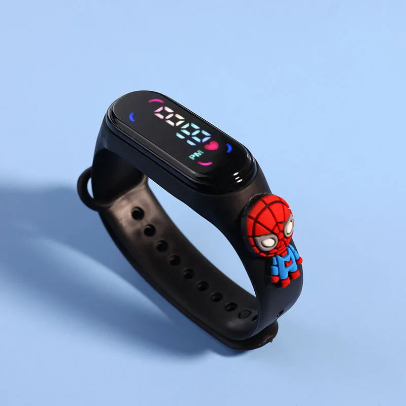 New Spiderman Kid's Watches Men Sport Wristband Bracelet Waterproof Children Digital Watch Boys LED Clock relogio montre