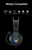 ONIKUMA RGB Gaming Headphones with HD Flexible Mic 3.5mm Gaming Headsets For PC Xbox PS4 PS5 Switch Computer Games