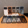 Luxury Transparent for Magsafe Case for IPhone 17 Pro Max 17Air 16 15 14 13 12 11 Pro Max Plating Camera Shockproof Cover