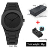 New Trend Fashion Men Watch Business Men Quartz Watch Classic Waterproof Round Watches Art Arabic Digital Dial Men's Clock