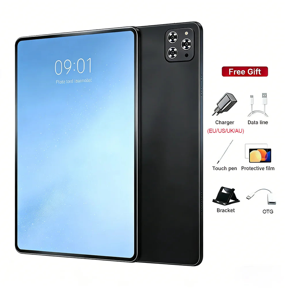 2026 12inch IPad Air Pro 5G Tablet PC 20000mAh Snapdragon 8Gen3 Android 16 24GB 2TB 5G Dual SIM GPS WIFI Network Original Tablet