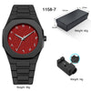 Men's Classic Business Watch Arabic Numerals Polycarbonate Quartz Watch Fashion Sports Watch Slim Waterproof Clock