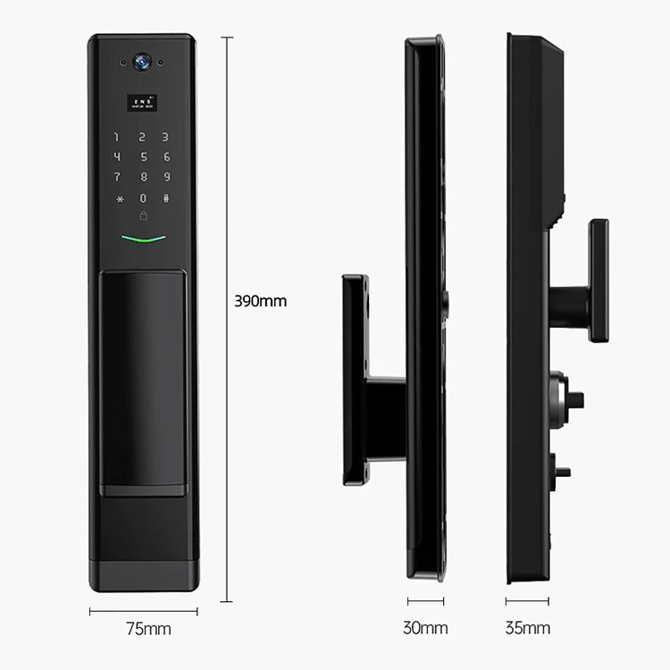 House Electric App Wifi Digital Smart Door Lock Camera Home Security Finger Print Doorlock Keyless Entry Candado Inteligente