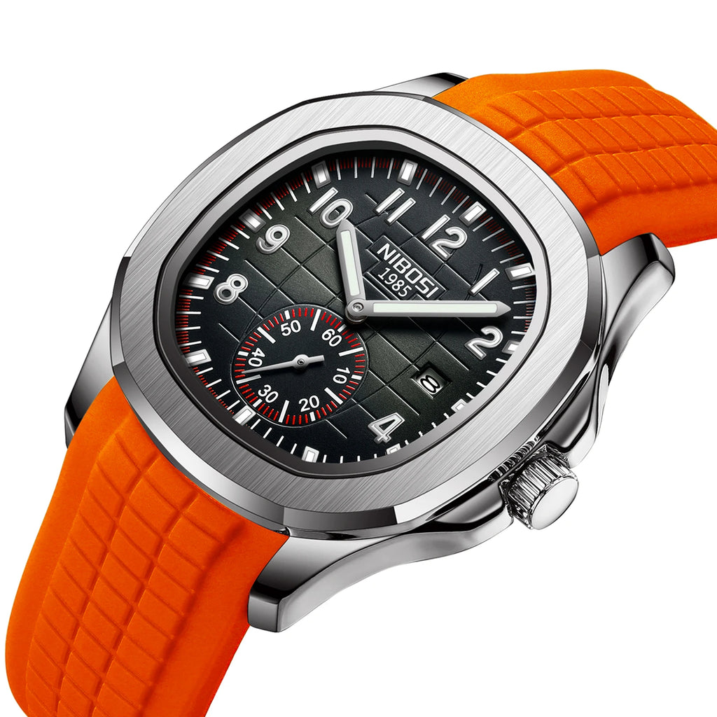 NIBOSI New Arrival Sport Watch Men Casual Silicone Quartz Watch montre homme saat erkek kol saati reloj para hombre de lujo часы