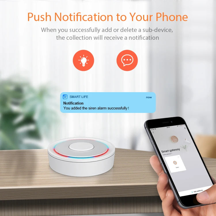 Tuya Smart Life ZigBee Smart Wireless/Wired Gateway Hub HomeSmart Bridge Remote Linkage Devices WiFi Central Control Host