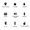 Bluetooth 5.0 Portable FM Radio Small Emergency Recargable Sound Box Mini Vintage Speaker Mp3 Player Support TF Card USB Drive