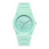 Lightweight Polycarbonate case high tech black men's watch classic simple silicone strap men's quartz watch fashion style clock