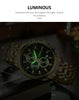 CRRJU Brand Creative Multifunction Male Wristwatch Date Display Stainless steel Men Quartz Watch Waterproof Sports Chronograph