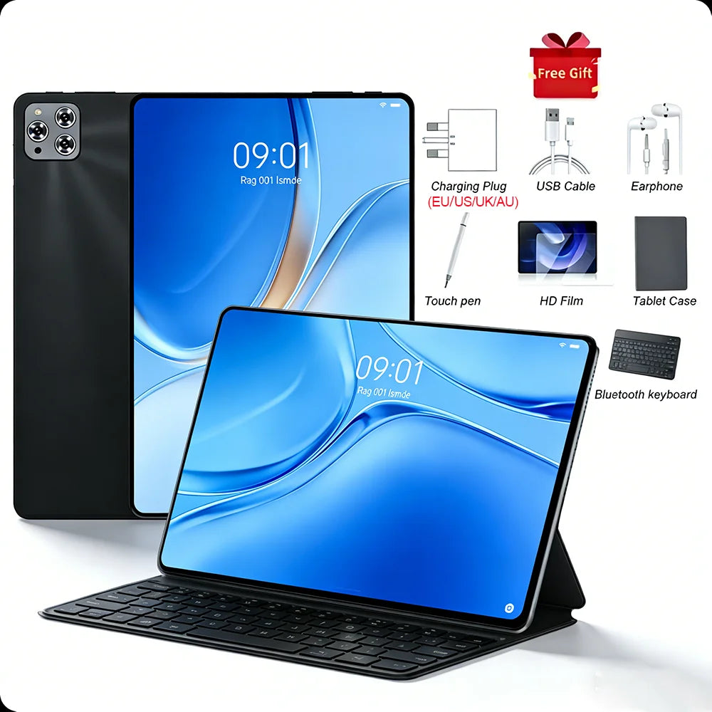 2026 12inch IPad Air Pro 5G Tablet PC 20000mAh Snapdragon 8Gen3 Android 16 24GB 2TB 5G Dual SIM GPS WIFI Network Original Tablet