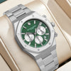 SAPPHERO Men's Watch Waterproof watch Chronograph function Date Glowing Hands Stainless Steel Watch Business  Watch For Men Gift