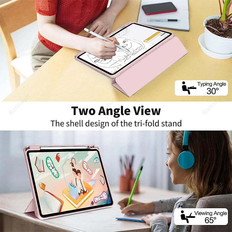 New iPad Pro 11 Inch Case 2022(4th Gen)/ 2021(3rd Gen) with Pencil Holder Ipad Pro 11 12.9 iPad 10th Gen iPad Air4 5 10.9 inch