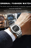 POEDAGAR Luxury Brand Men's Quartz Wristwatch Stainless Steel Waterproof Luminous Date Man Clock Square Business Watches For Men