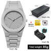 New Trend Fashion Men Watch Business Men Quartz Watch Classic Waterproof Round Watches Art Arabic Digital Dial Men's Clock