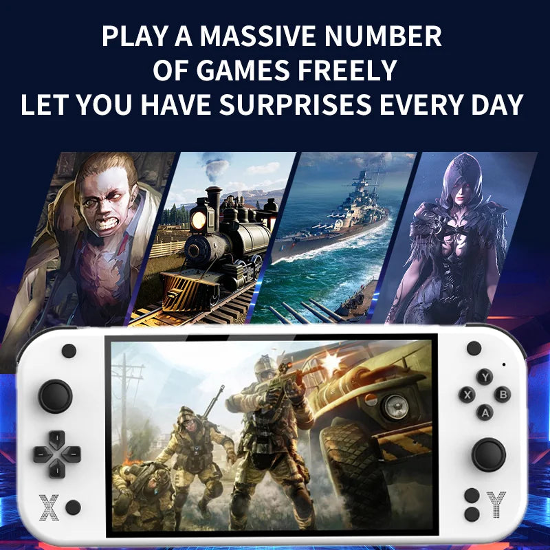 G90 Portable Handheld Game Console Large Screen High Definition Retro Arcade Nostalgic TV Home Gaming Device
