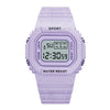 YIKAZE Sports Watch Boys Girls Student LED Electronic Watch Colorful Men Women Square Digital Watches Waterproof Rubber Clock