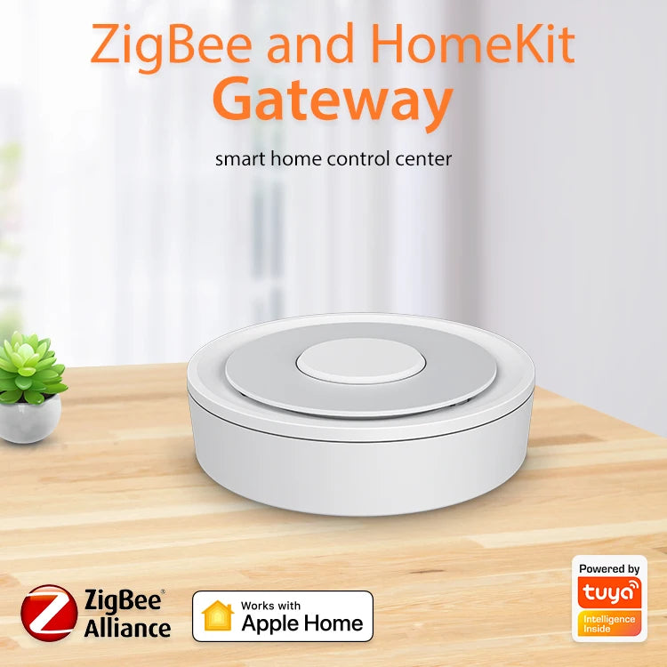 Tuya Smart Life ZigBee Smart Wireless/Wired Gateway Hub HomeSmart Bridge Remote Linkage Devices WiFi Central Control Host