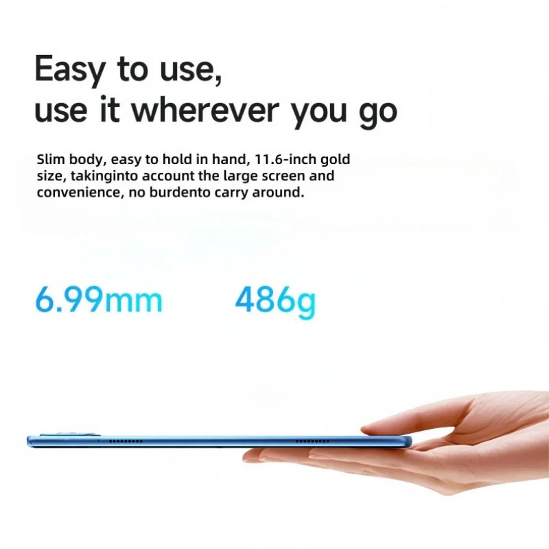 2026 12inch IPad Air Pro 5G Tablet PC 20000mAh Snapdragon 8Gen3 Android 16 24GB 2TB 5G Dual SIM GPS WIFI Network Original Tablet