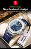 POEDAGAR Top Luxury Man Watch Date Waterproof Luminous Leather Watches For Men High Quality Square Men's Quartz Wristwatch Reloj