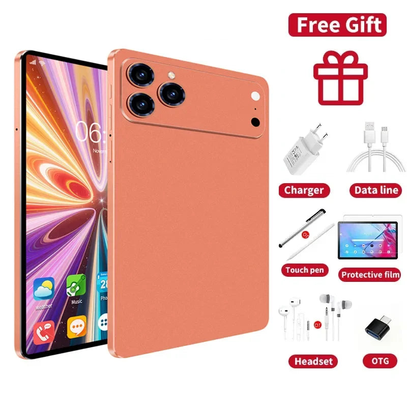 New iPad 17 Pro Max 11.6-inch Tablet Dual SIM 24GB 2TB MTK G99 Android16 4K HD 5G Dual Card Video call WIFI MI Global Version PC