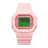 YIKAZE Sports Watch Boys Girls Student LED Electronic Watch Colorful Men Women Square Digital Watches Waterproof Rubber Clock