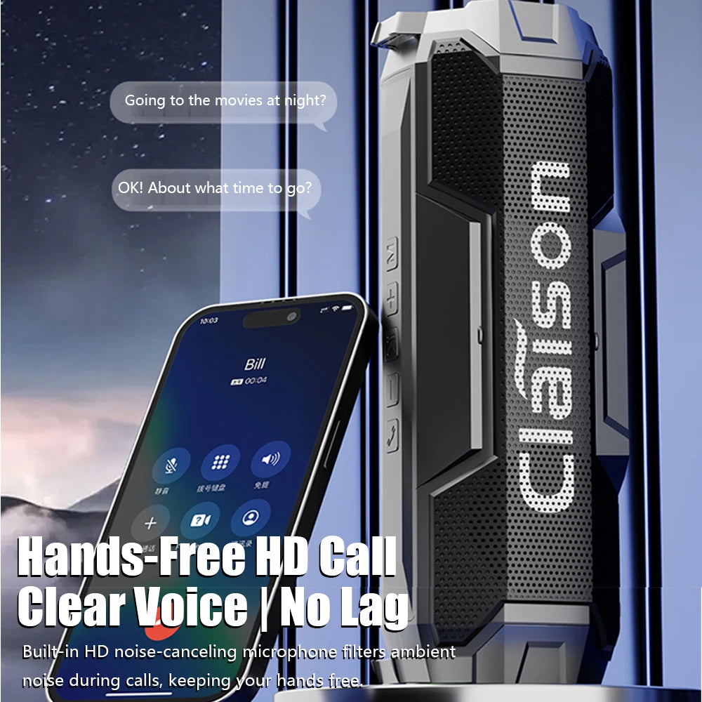 CLAISON Bluetooth 5.3 Speaker | Hi-Fi Deep Bass Waterproof & Long Battery Portable Outdoor Speaker
